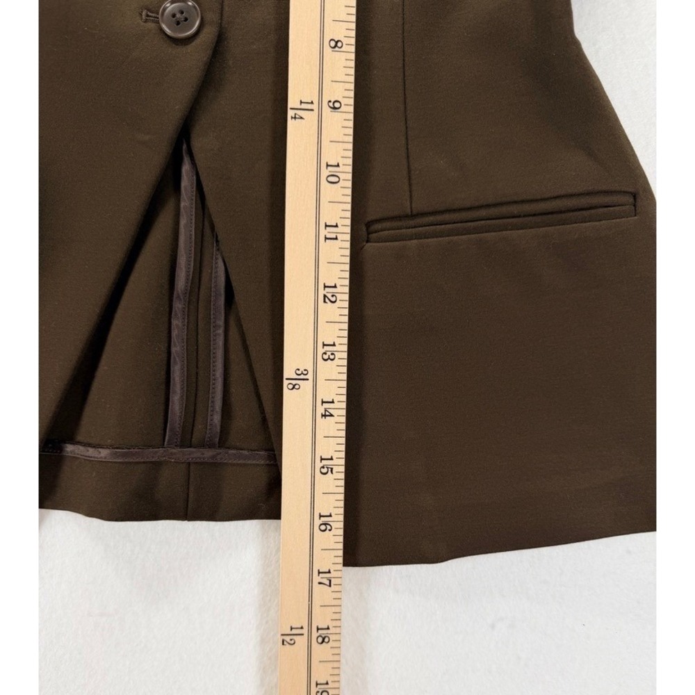 L'Academie Brown Strappy Button-Front Bustier Top - Picture 5 of 13